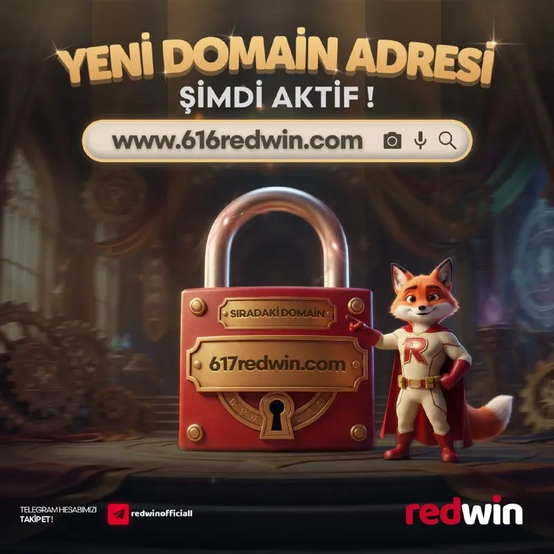 Güncel domain adresimiz: www.616redwin.com/tr ⚠️ Bunun dışında aslı olmayan domain…