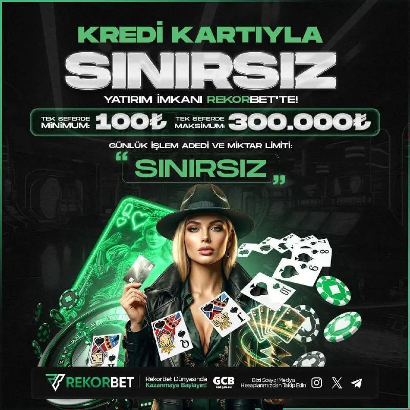 🚀 KREDİ KARTIYLA SINIRSIZ YATIRIM İMKANI REKORBET’TE! 💳 Rekorbet’te Kredi kartı ile…