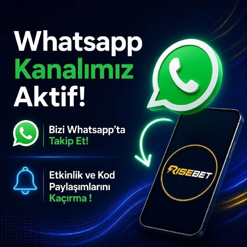 📞 WhatsApp'tayız! Resmi Kanalımız Aktif! 🎁 Fırsatlar ve sürpriz hediyelere öncelikli…
