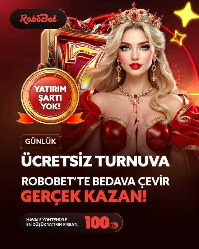 🏆 ROBOBET’TEN BİR İLK! 🏆 TAMAMEN ÜCRETSİZ TURNUVA DENEYİMİ 🎯 Günlük turnuvaya hiçbir…