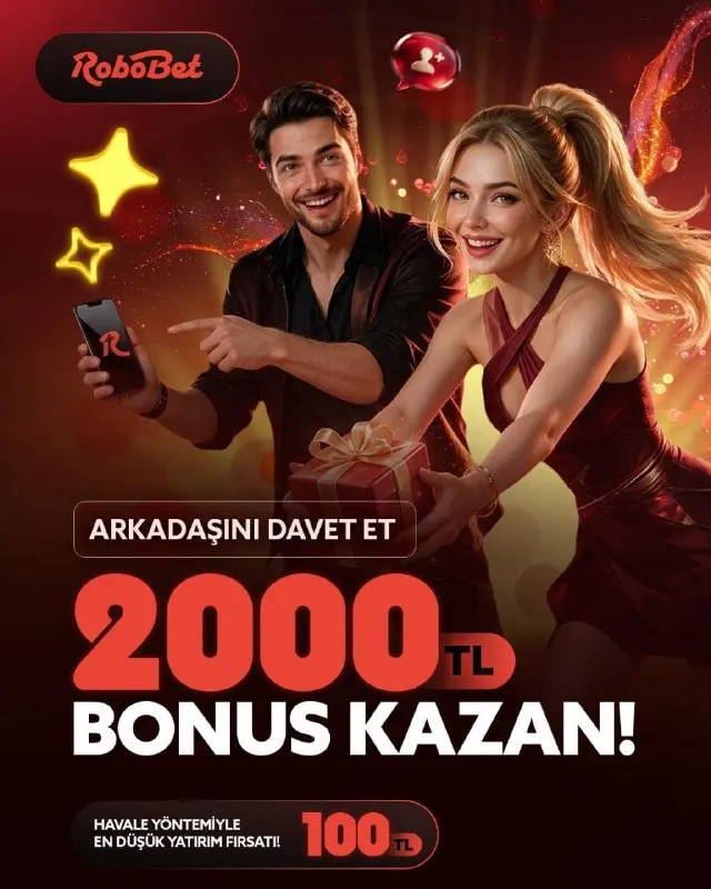 🔥 ROBOBET'TE HER DAVET KAZANCINI ARTIRACAK! 🔥 🚀 2.000 TL davet bonusunu kazanmak için…