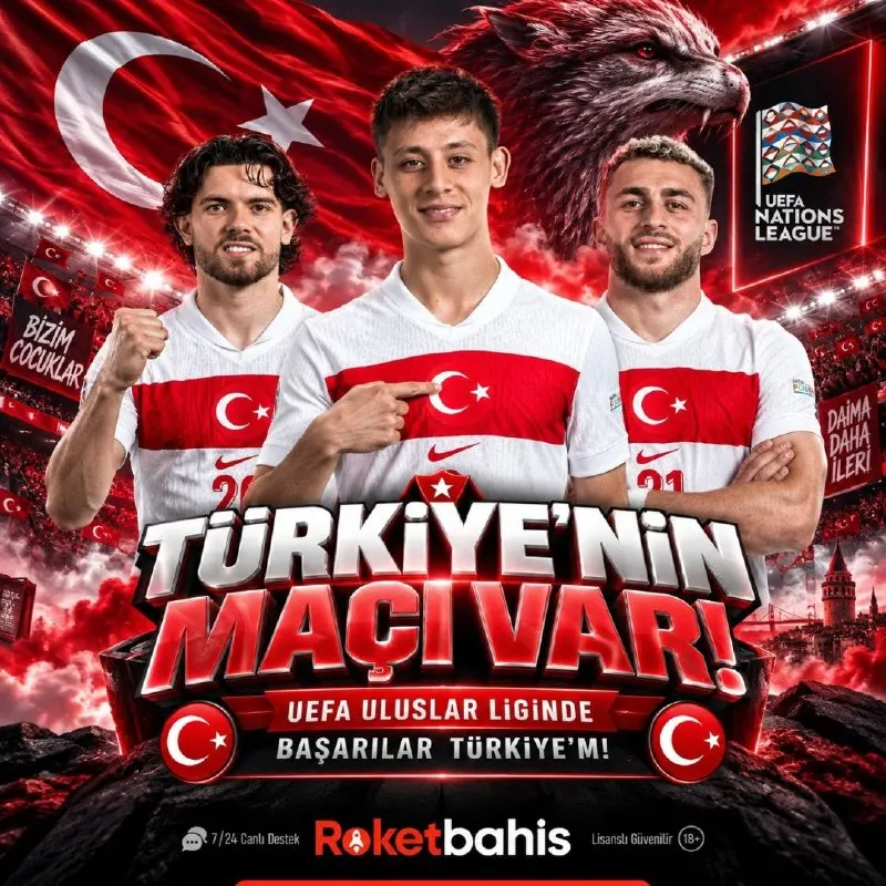 🏆 ULUSLAR LİGİ’NDE HEYECAN ZAMANI! ⚽️ TÜRKİYE 🇹🇷 🆚 🇫🇷 FRANSA 🇹🇷Ay-Yıldızlı Millilerimiz…
