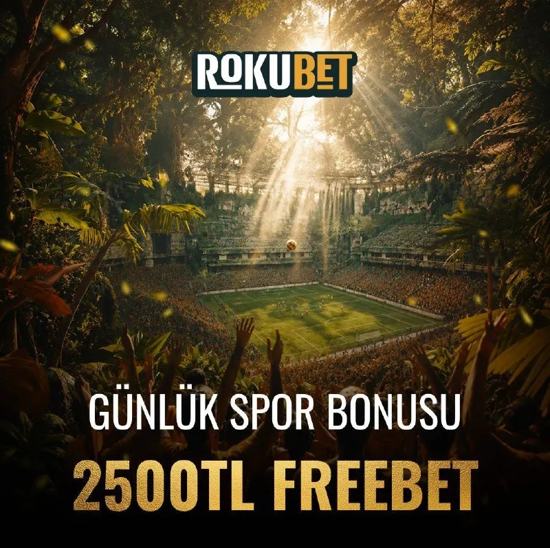 ⚽️ GÜNLÜK SPOR BONUSU! ⚽️ Rokubet'te sadakat seviyene özel her gün 2.500 TL'ye kadar…