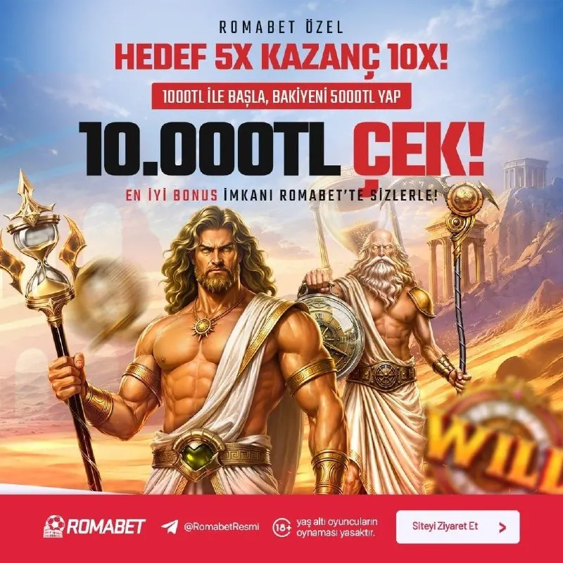 ✍️✍️✍️✍️✍️✍️ 🎯5X YAP – 10X ÇEK CHALLENGE! 🎯 ➡️Pragmatic Play slotlarında bakiyenizi 5.000…