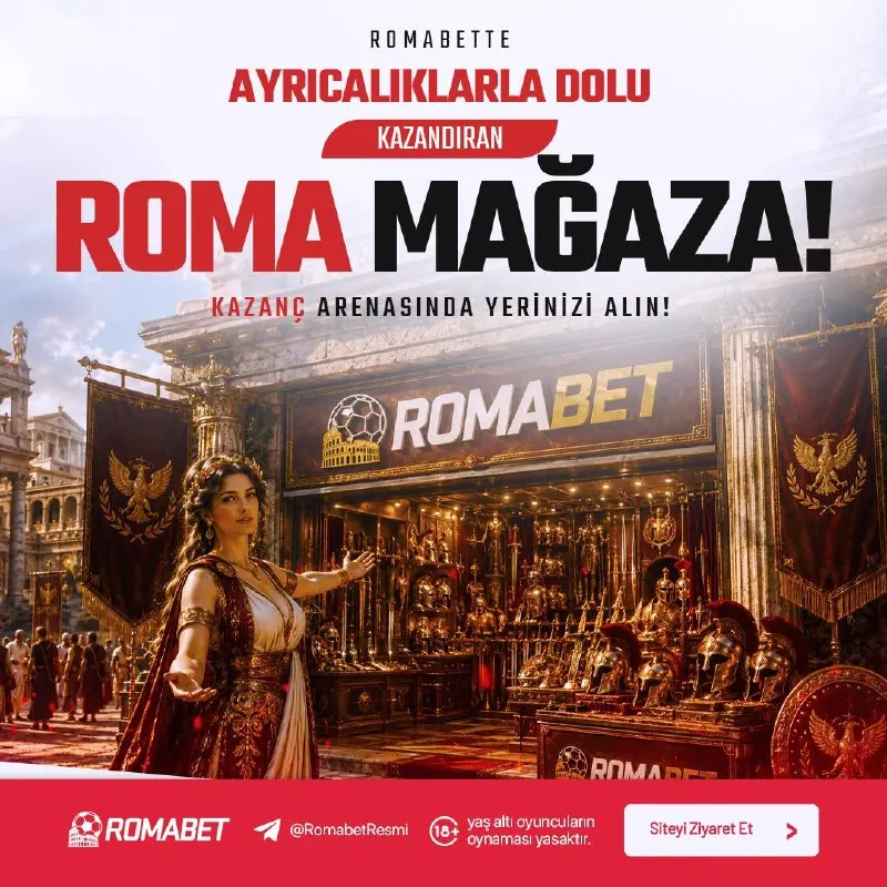 😵 Her Bahisten Roma Puan Kazan! 😵 🛒 Puanlarını Roma Mağaza’da harca veya nakite çevir ↗️…