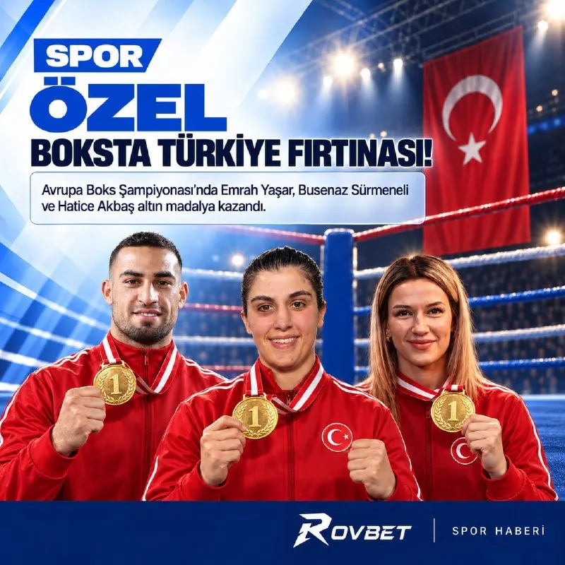 🇹🇷🥊 RİNGDE TARİH YAZDIK! ⭐️Emrah Yaşar, Busenaz Sürmeneli ve Hatice Akbaş Avrupa…