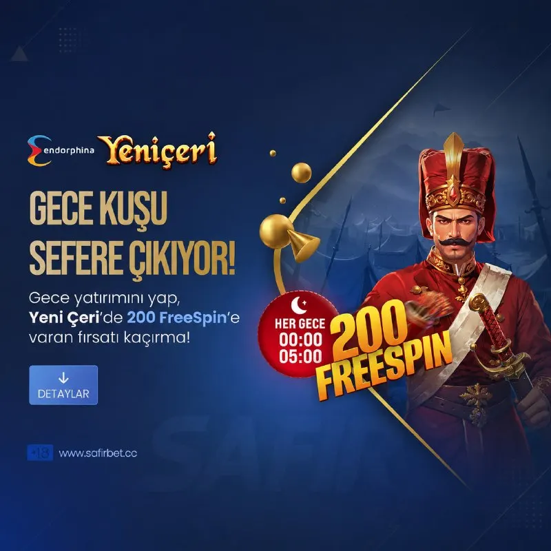 ⚔️ SAFİRBET’TE GECE SEFERİ BAŞLIYOR! 🌙 Gece 00:00 – 05:00 arasında yatırımını…