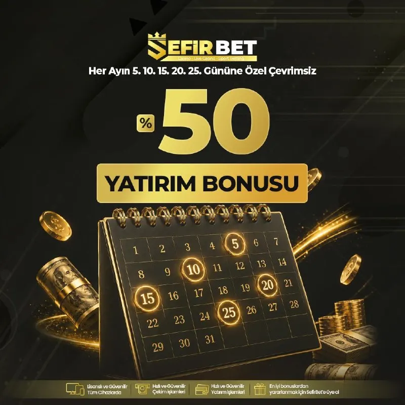 🚨 KAÇIRAN ÜZÜLÜR! 🚨 🗓️ Her ayın özel bonus günlerinde 🛫 %50 ÇEVRİMSİZ BONUS seni…