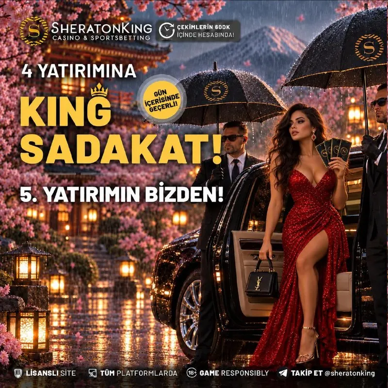 👑SHERATONKING'E KRALLARA ÖZEL SADAKAT BONUSU! 👑 Gün boyu aktif olan üyelerimizi…