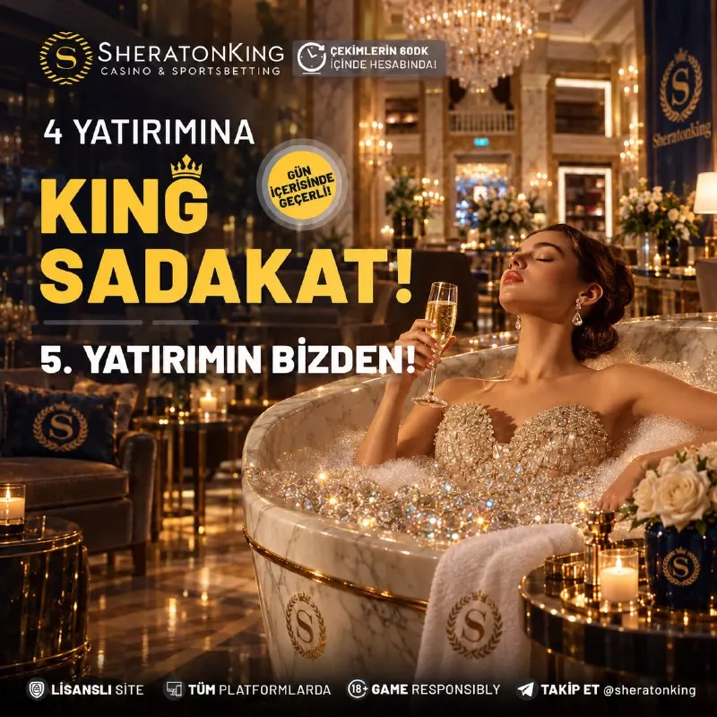 👑SHERATONKING'E KRALLARA ÖZEL SADAKAT BONUSU! 👑 Gün boyu aktif olan üyelerimizi…