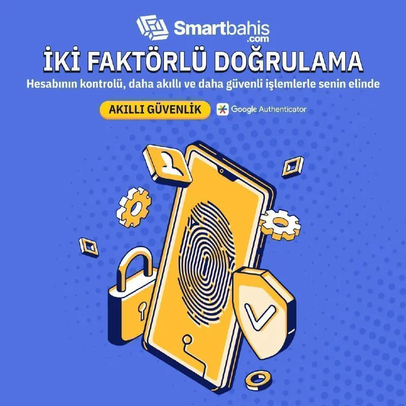 💙 Smartbahis’te bahsin kadar hesabın da güvende! 🔑 İki Faktörlü Doğrulama sayesinde tüm…