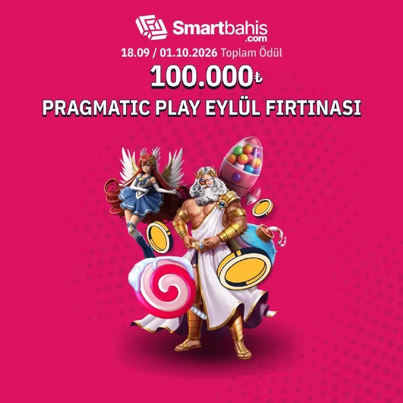 💙 Pragmatic Play Eylül Fırtınası Smartbahis'te! 🏆 Toplam ödül 100.000₺ ⏳ 18 Eylül - 1…