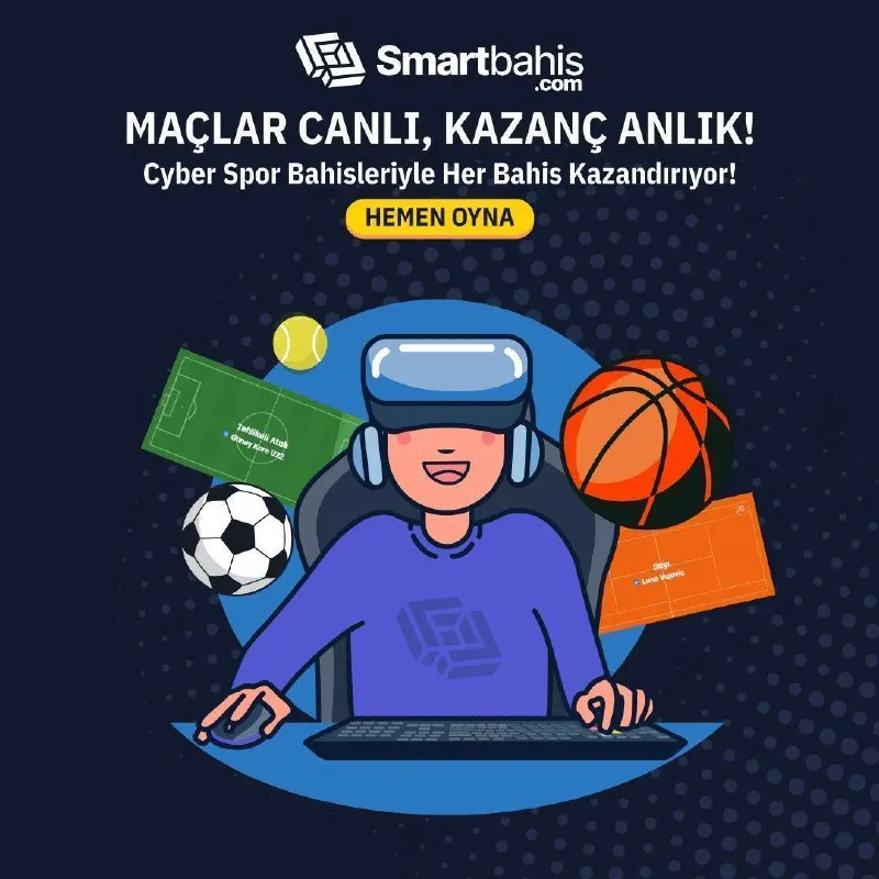 ⚽️ Cyber ile Gerçek Spor Heyecanını Sanal Dünyada Yaşa! 💙 7/24 devam eden sanal futbol…