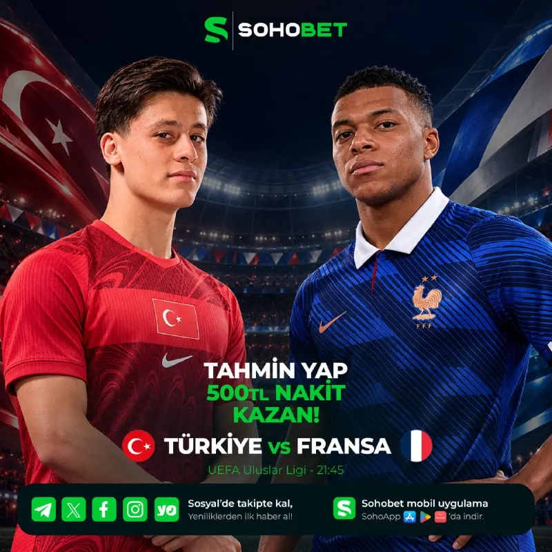 🔥 TÜRKİYE 🆚 FRANSA TAHMİN ETKİNLİĞİ! UEFA Uluslar Ligi gecesinde dev maç heyecanı tahmin…