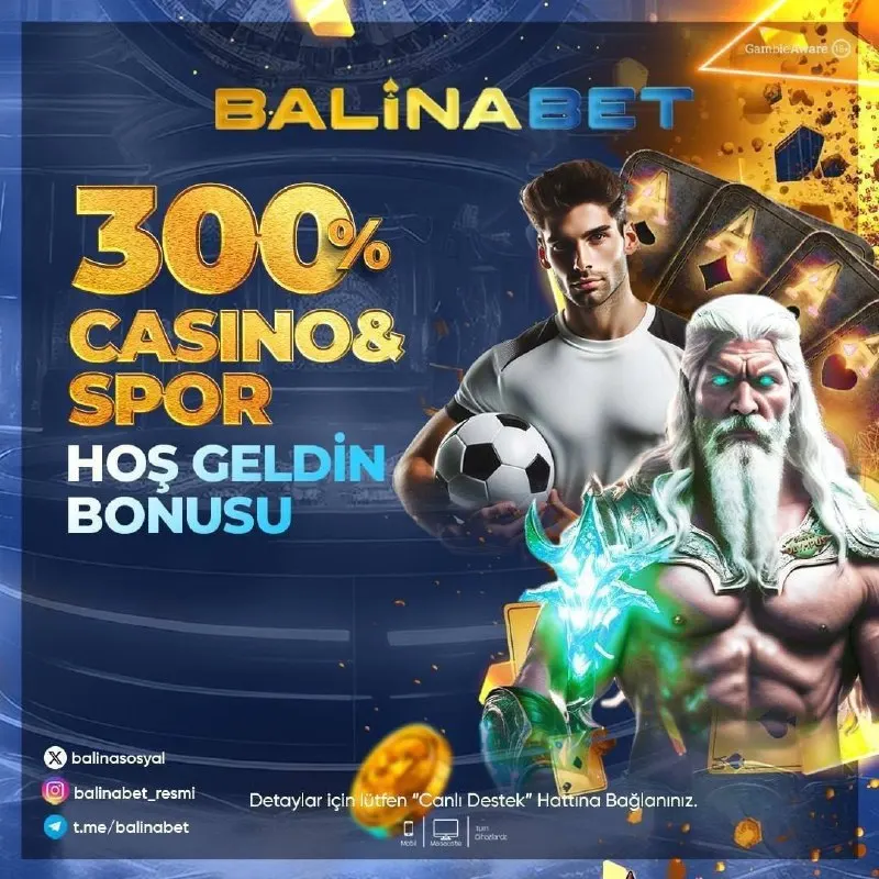 🐋 BalinaBet Yeni Üyelerine Kapılarını Hem Casino Hem Spor Alanında %300 Hoşgeldin Bonusu…