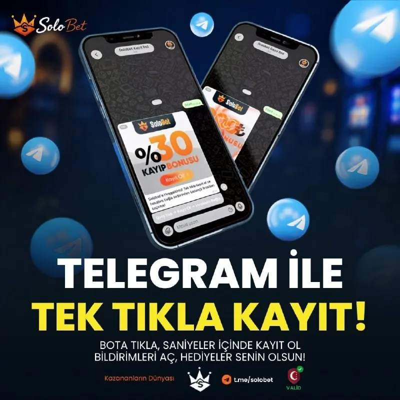 🤖 SOLOBET KAYIT BOTU HİZMETİNİZDE! 🎰 Vakit nakittir! SoloBet'e üye olmak hiç bu kadar…
