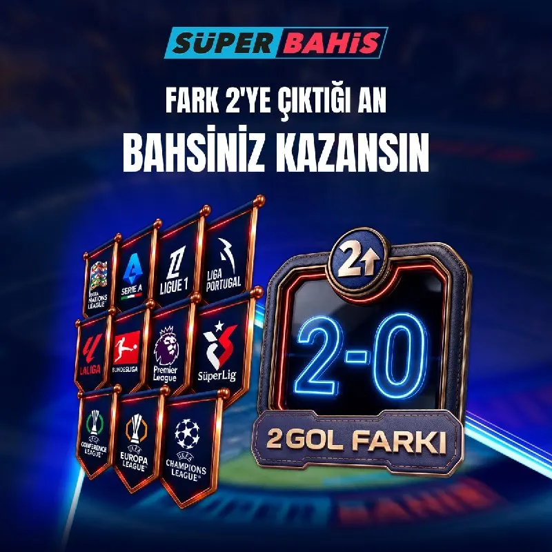 💰 2 GOL FARKINA ERKEN ÖDEME 💰 🔥 En popüler liglerin maçlarında Maç Kazananı (Tam Süre)…