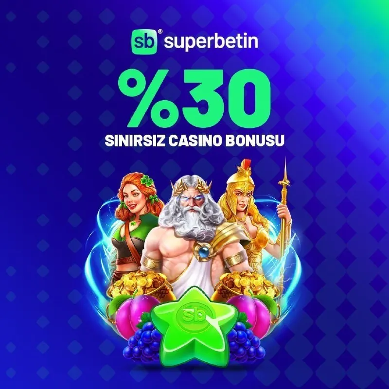 🔥 SUPERBETIN’DE BONUS FIRSATI! ➡️ Kod: SB30SNRSZ 🚀 27 Eylül 23:59’a kadar minimum 1.000₺…