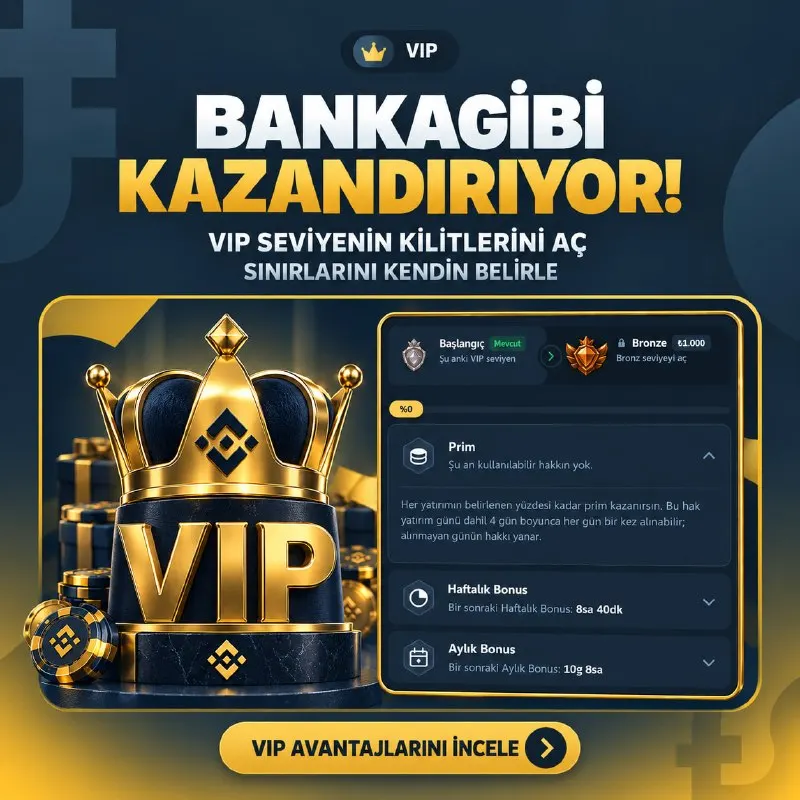🍇🍓 BANKAGİBİ VIP DÜNYASINA HOŞ GELDİN! ⭐ Seviyene özel primler 🛍 Haftalık bonus hakkı 📆…