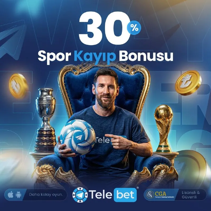 ⚽️ Spor Bahislerinde %30 Kayıp Bonusu! Telebet’te spor heyecanı tek maçla bitmez…