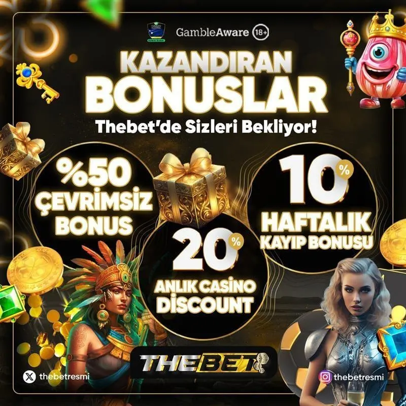 📌 %50 İLK KAYIP BONUSU! ✅ Bonus İle 1 kat Çevrim Yapmanız Yeterlidir. 💵%50 ÇEVRİMSİZ…