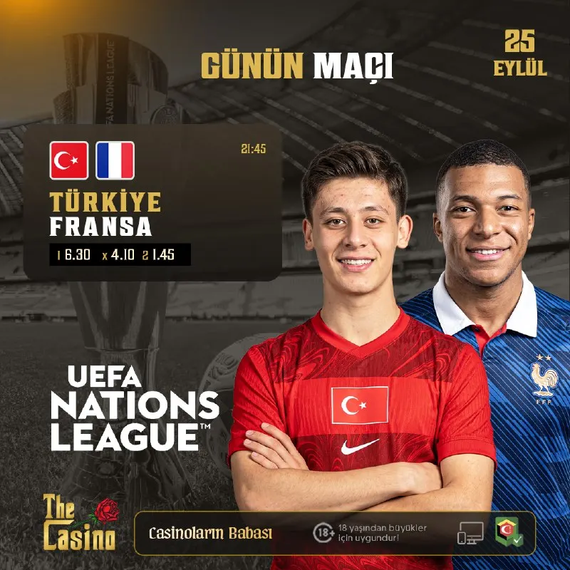 🇹🇷 TÜRKİYE - FRANSA 🇫🇷 Maçın skorunu doğru tahmin et, doğru tahmin edenler arasından ilk…