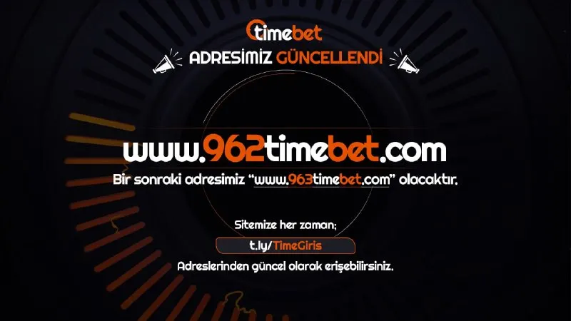 📣 Domain adresimiz www.962timebet.com olarak güncellenmiştir. Bunun dışında bildirilen…