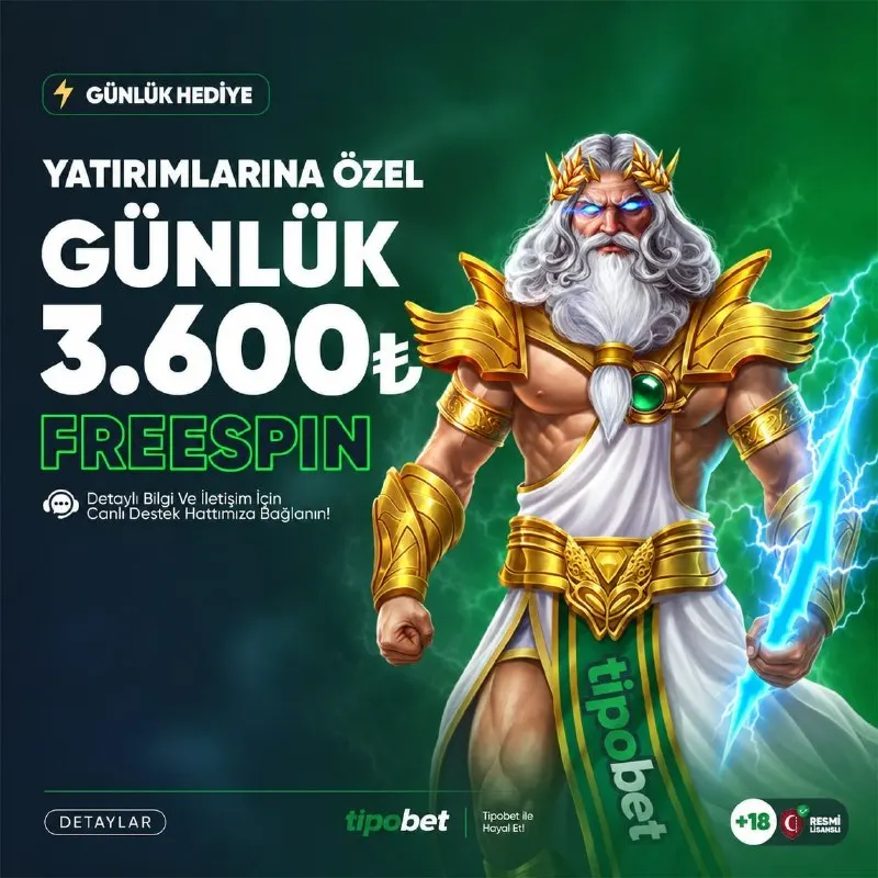🎁 25 EYLÜL'DE YATIRIMI OLANLARA EKLENDİ! ⚡ Tipobet Özel Oyunlarında Kazan! 🤩 Geçerli…