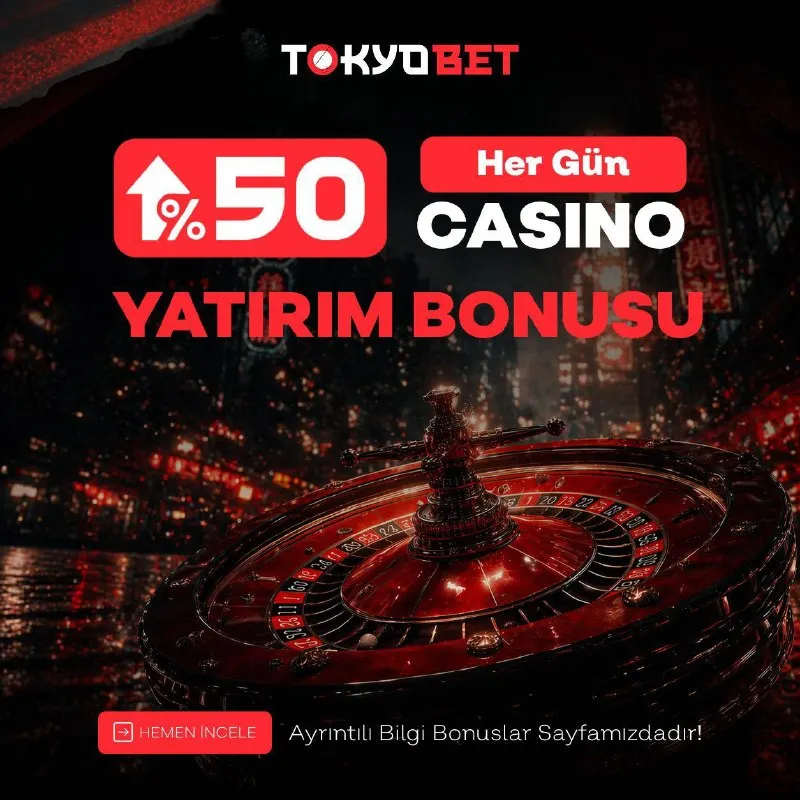 🎰 YATIRIMLARINIZA ÖZEL %50 CASINO YATIRIM BONUSU! ❤️‍🔥Kazancınızı büyütme zamanı! Casino…