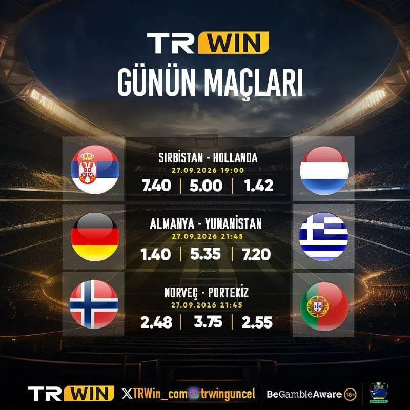 🔔 Günün Öne Çıkan Karşılaşmaları 🔔 👑 En Yüksek Oranlar ve En Avantajlı Bonuslarla Bahis…
