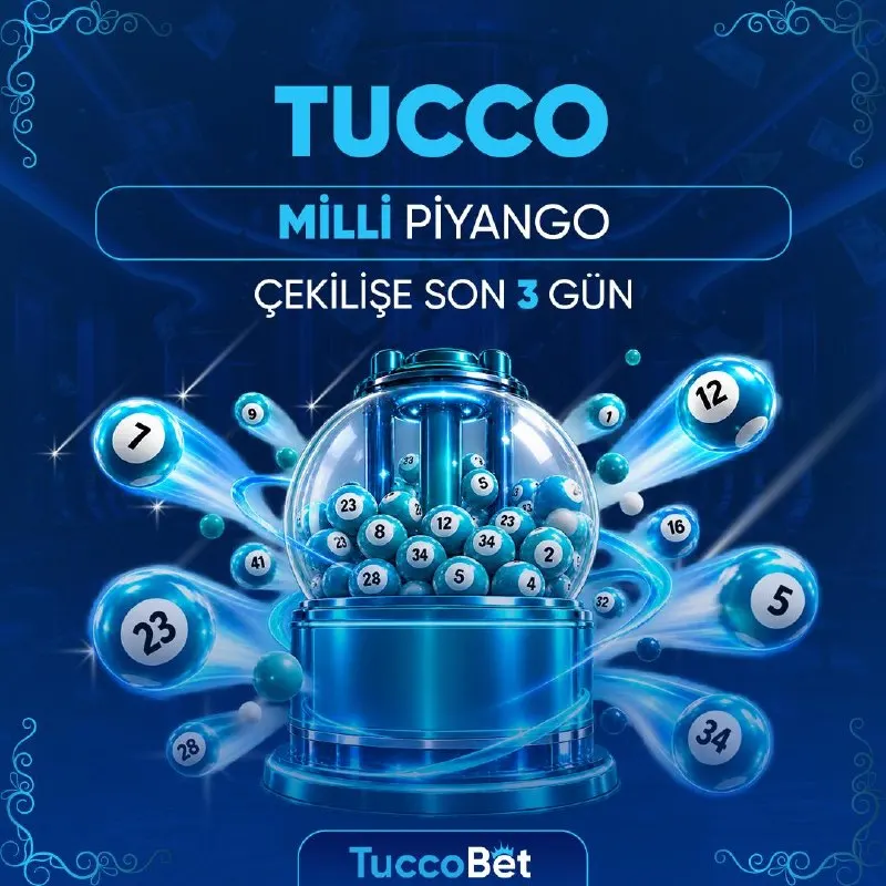 ✅ #TUCCOBET'TE HAYALLERİNİ BÜYÜTEN BÜYÜK FIRSAT! 🔥 5.000.000₺ ÖDÜLLÜ MİLLİ PİYANGO…