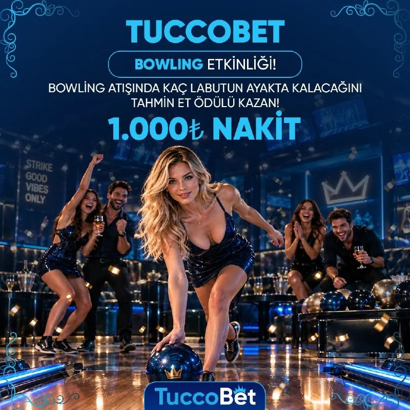 💛 #TUCCOBET 1000₺ NAKİT ÖDÜLLÜ BOWLİNG TAHMİN ETKİNLİĞİ✍️ 🔵 6.000₺ YAP, 3.000₺ ÇEK✍️ 🔵…