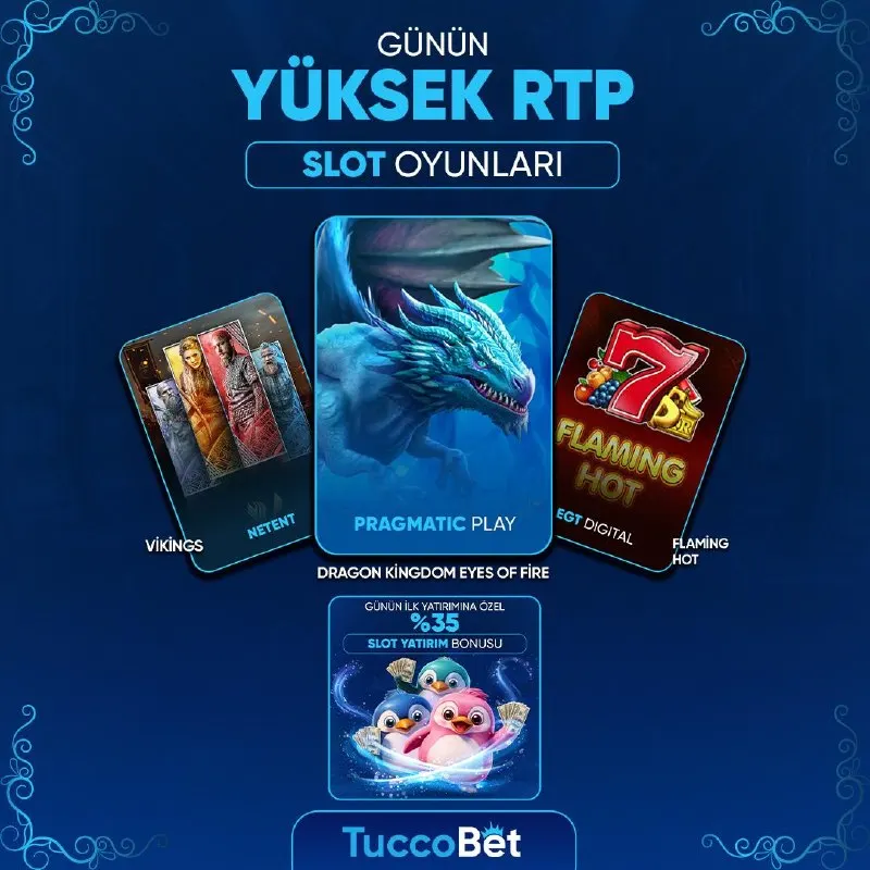📣 #TUCCOBET'TE GÜNÜN YÜKSEK RTP'Lİ OYUNLARI İLE KASALAR KATLANIYOR! 😄 Artırılmış 🔺🔺🔺…