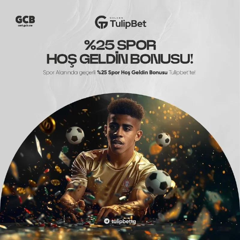 🎉 Tulip ailesine adım at, ekstra kazançla başla! ⚽️ Spor alanında geçerli %25 Spor Hoş…