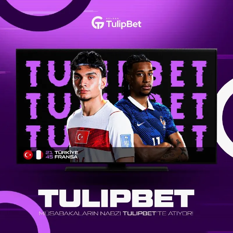👀 Karşılaşmanın nabzı TulipBet TV’de atıyor! 🔘 TÜRKİYE 🆚 FRANSA 📺 Maç öncesi yorumlar…