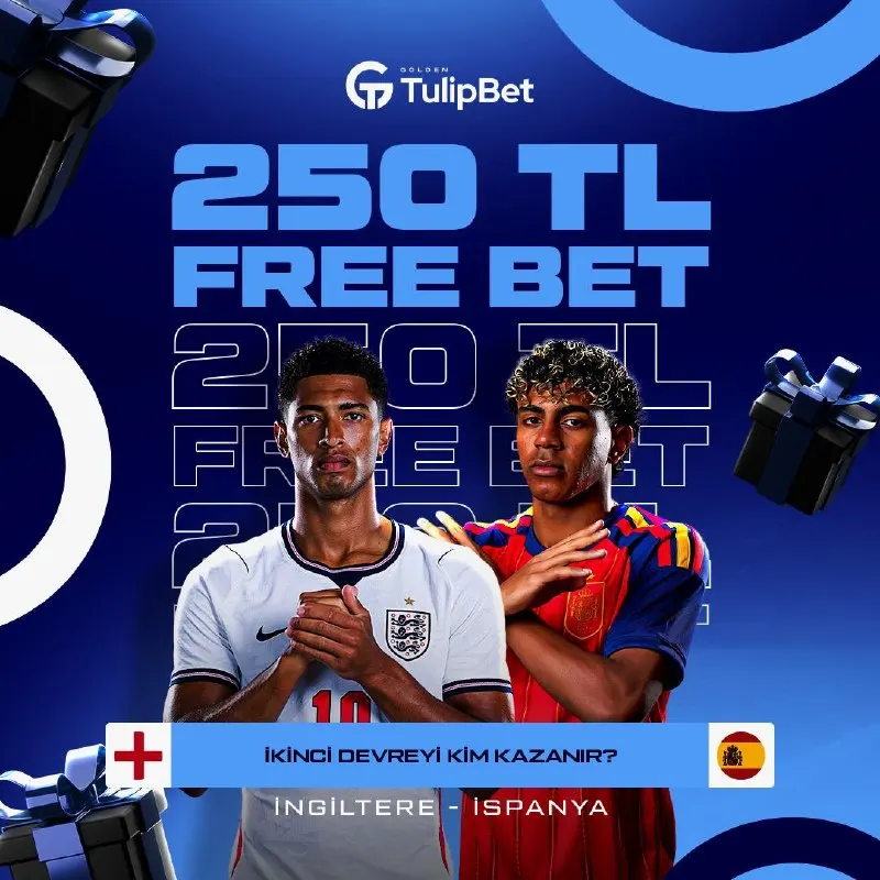 💵 TULİP İLE 250 TL FREEBET SADECE BİR TIK UZAĞINDA 💵 ⚽️ İNGİLTERE 🆚 İSPANYA ❓ İKİNCİ…