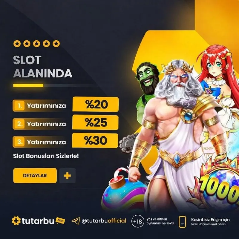 👑SLOT SEVERLER TUTARBU 'DA TOPLANIYOR 💥%30' A VARAN SLOT YATIRIM BONUSU İLE KAZANCINA…
