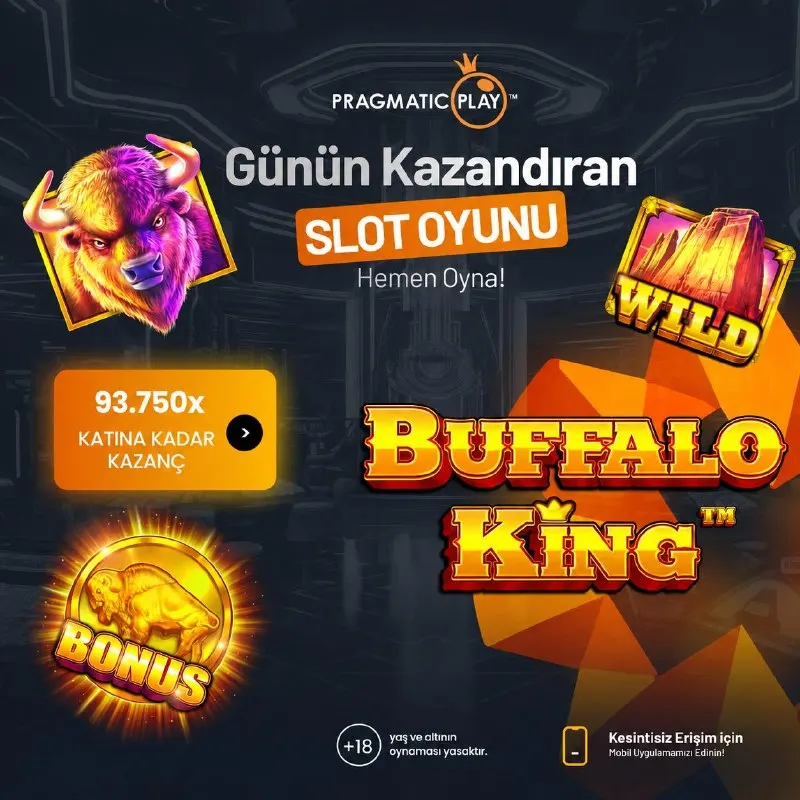 🦬 Buffalo King'in vahşi dünyasına katıl! Her dönüş yeni bir heyecan! 🔗…