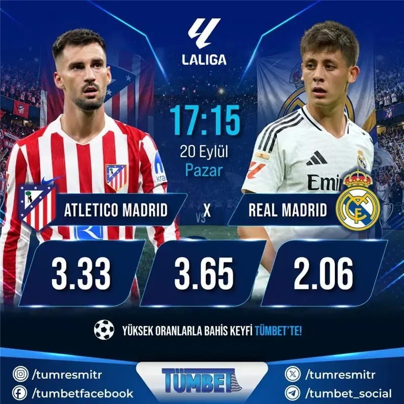 İspanya'da gözler Madrid derbisinde! 🔥 Bir tarafta Atlético Madrid, diğer tarafta Arda…