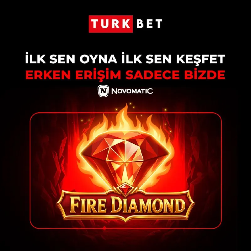 🔴🔴 ELMASLAR YANIYOR KAZANÇ ARTIYOR! 🔥Fire Diamond, Novomatic kalitesiyle erken erişim…