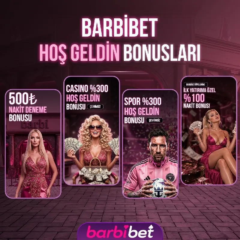 🎭 #Barbibet'te Hoş Geldin Bonusları 🎁 500TL DENEME BONUSU 🤑 İlk Yatırıma Özel %100 Nakit…