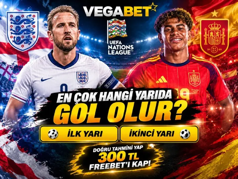 ⚽️En Çok Hangi Yarıda Gol Olur?⚽️ 🏴 İngiltere 🆚 İspanya 🇪🇸 ✅TAHMIN YAP FREEBET KAZAN! 🦾…