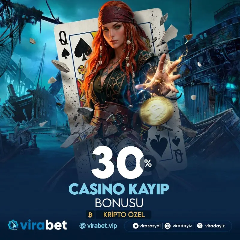 %30 KRİPTO KAYIP BONUSU 💰 💰 Virabet'te Kripto Yatırımına Özel %30 Casino Kayıp Bonusu İle…