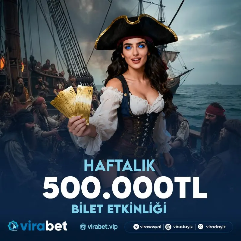 💰5️⃣0️⃣0️⃣🎰0️⃣0️⃣0️⃣💸💰 🏆 VİRA'DA Haftalık 500.000₺ Ödüllü Bilet Etkinliği Devam Ediyor! 🎟…