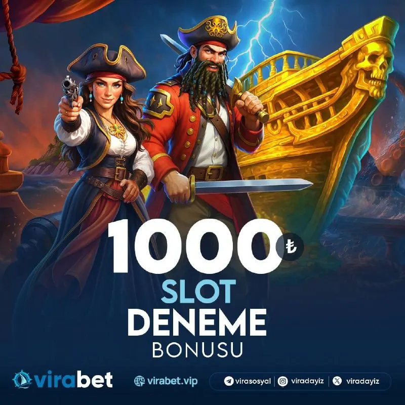 VİRABET'TEN 1️⃣0️⃣0️⃣0️⃣💸 ÇEVRİMSİZ DENEME BONUSU 🔞 🥁 Çevrim Şartı YOK! 💸 Virabet'in…