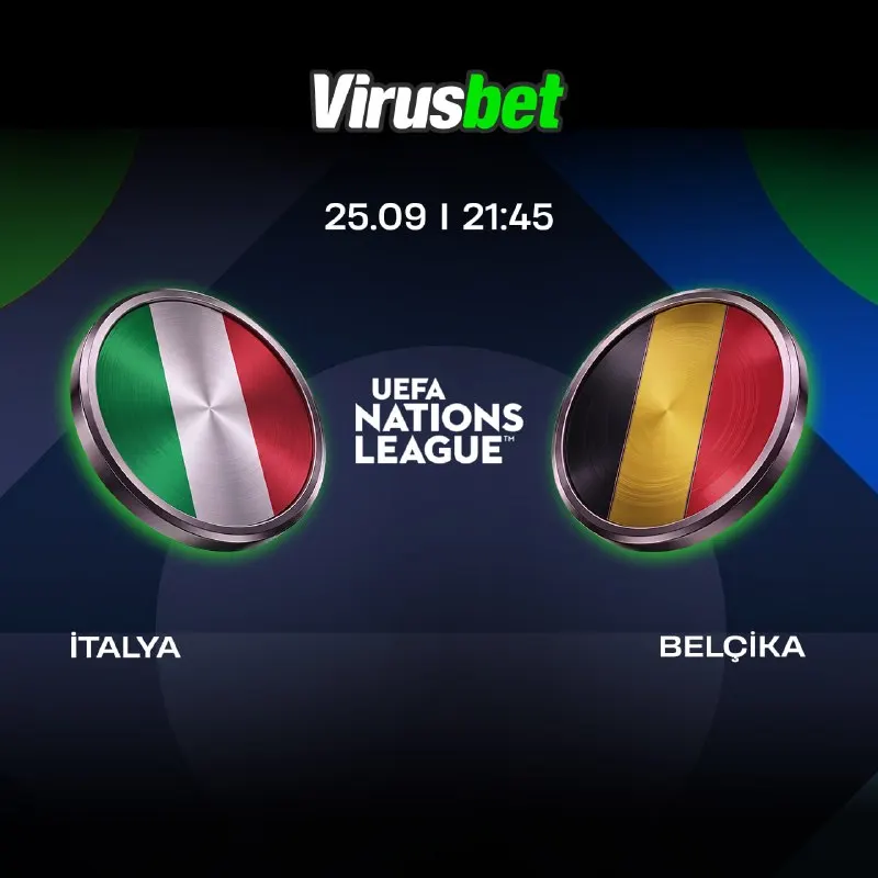 ✌️✌️✌️✌️✌️✌️✌️ 🇮🇹 İTALYA - BELÇİKA 🇧🇪 25.09 | 21:45 🏆UEFA Uluslar Ligi 🇮🇹 İtalya –…
