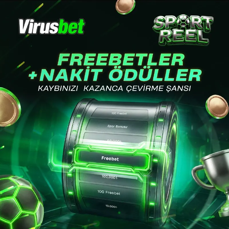✅ VİRUSBET Türkiye'de ⚽️ Spor bahisleri tutkunlarına özel yepyeni promosyon 🌀 SPORT REEL…