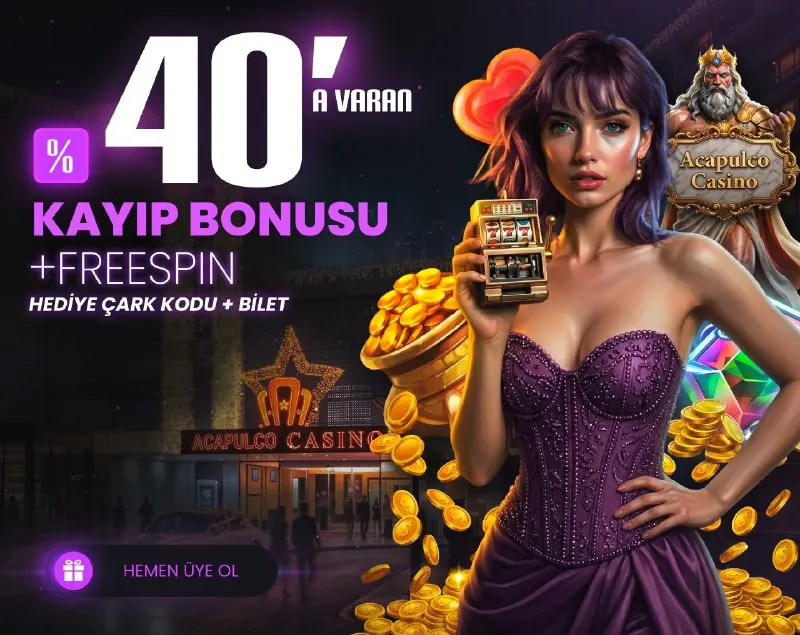 👑 SPOR VE CASİNO ALANINDA GEÇERLİ %40 A KADAR KAYIP BONUSU! 💰YATIRIMA OTOMATİK ÇARK HAKKI…