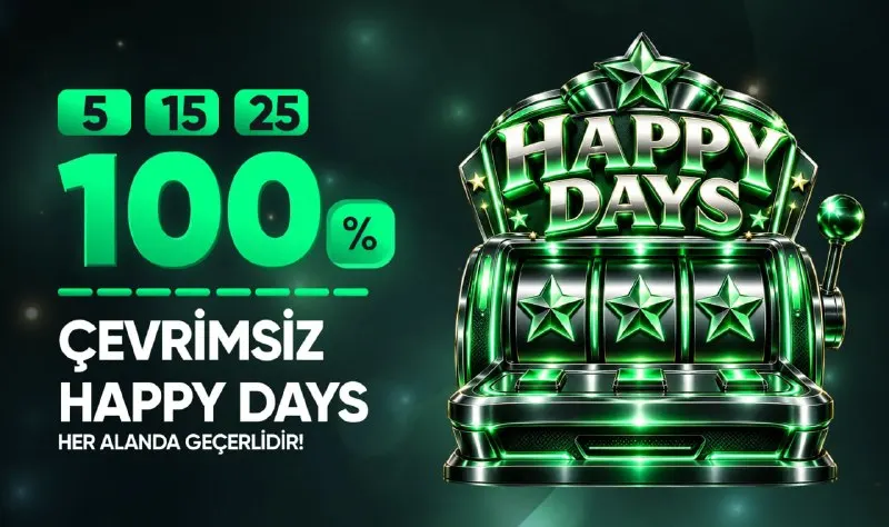 🕗🕗🕗🕗 ✅%100 ÇEVRİMSİZ HAPPY DAYS SON 2 SAAT! ✅Mutluluk Kodumuz: ''happy100'' ✅Üstelik Her…