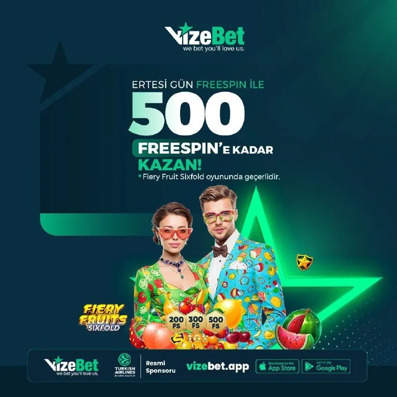 🎰 Ertesi Gün FreeSpin Promomuz Yenilendi! 💰Yapacağınız yatırımlarda ertesi gün de kazan…